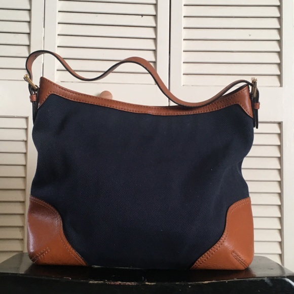 Michael Kors Blue and brown shoulder bag/purse - Picture 2 of 6